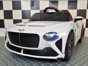 Carro eletrico bateria crianças  Bentley Bacalar 12V Branco