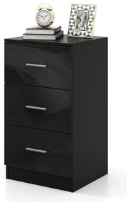 Conjunto de 2 armários de escritório com 3 gavetas