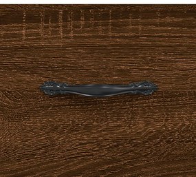 Mesa de cabeceira 2 pcs derivados de madeira carvalho castanho
