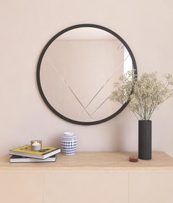Espelho Gabel – Preto – 60 cm x 60 cm x 2,2 cm