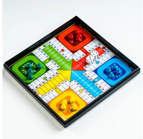 Jogo de Mesa Fournier Parchis Magnetico 20x16 1x2,2 cm