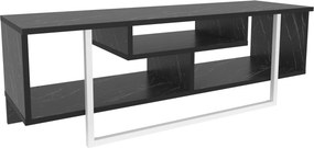 TV Stand Asal – Preto/Branco – 120 cm x 35,2 cm x 40,2 cm