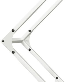 Suporte para lenha 80x25x80 cm aço laminado a frio branco