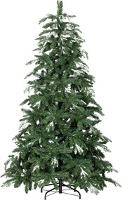 HOMCOM Árvore de Natal Artificial 180 cm Ramos Realistas com Efeito Neve Árvore de Natal com Suporte em Aço Base Dobrável Verde | Aosom Portugal