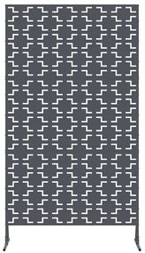 Tela de Privacidade na Cor Antracite, 100x50x180 cm, Feita de Aço