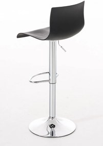 Banco de bar Hoover 39 x 84-104 x 36 cm Preto