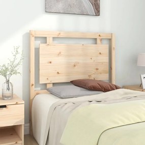 vidaXL Cabeceira de cama 95,5x4x100 cm madeira de pinho maciça