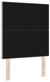 Cabeceira LED Blocos de Diamante Cinza Claro 80 cm de Veludo