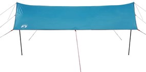 Lona de campismo 460x305x210 cm impermeável azul