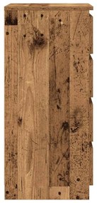Aparador com gavetas derivados de madeira madeira velha