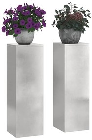 Suportes para Plantas de Exterior vidaXL Pilar 2 pcs 24x24x75 cm Aço I