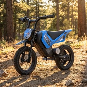Mota elétrica para Crianças 12V SHARK, 3 a 6 anos rodas ar bombeado, Azul