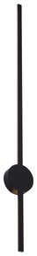 Candeeiro de parede moderno preto 100cm incl. LED - Clockwise Moderno