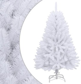 Árvore de Natal artificial articulada com suporte 150 cm branco