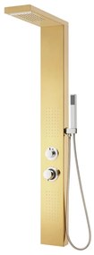 Chuveiro de Hidromassagem - Dourado - Design Moderno