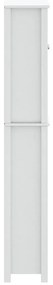 Móvel de sanita BERG 60x27x164,5 cm madeira maciça branco