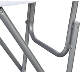 Mesas de bar 4 pcs com tampo MDF branco