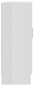 Estante 82,5x30,5x80 cm derivados de madeira branco brilhante