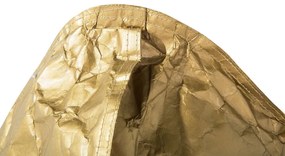 Pufe poltrona dourado DROP Beliani