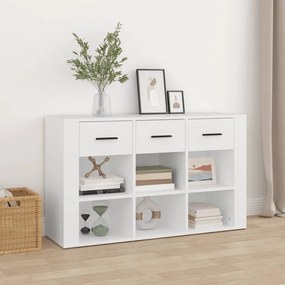 821004 vidaXL Aparador 100x30x59,5 cm derivados de madeira branco