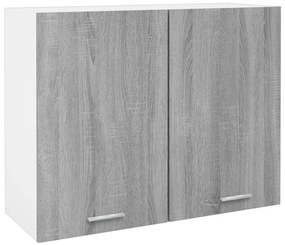 Armário suspenso “Lyon” 80x31x60 cm cinzento sonoma