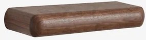 Pack De 2 Prateleiras De Parede Em Madeira Carmen Castanho-acácia Escuro & ↔︎ 90 Cm - Sklum