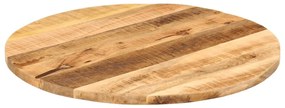 Tampo de mesa redondo Ø80x3,8cm madeira mangueira áspera maciça