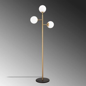Candeeiro de Pé Atmaca – Dourado Brilhante – 57 x 22 cm