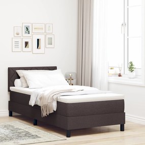 Cama Box com Colchão Castanha 100x200 cm Tecido