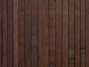 Cesto em madeira escura de bambu 60 cm SANNAR Beliani