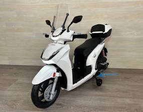Mota elétrica para crianças  a 6 anos 12V Honda SH350i rodas Borracha Branca