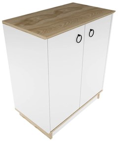 Console Nuanse – Branco Carvalho – 72x83,1x42 cm