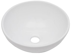Conjunto de móveis de casa banho 2 peças cerâmica branco