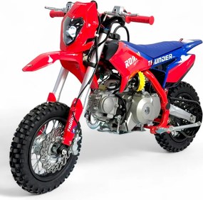 MINI MOTO Crianças MINICROSS Gasolina 70CC 10/10" APOLLO THUNDER AUTO Vermelha