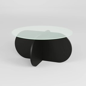 Mesa de Café Bubble - Preta - 75x35x75 cm