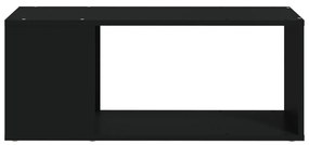 Móvel de TV 80x24x32 cm derivados de madeira preto