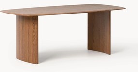 Mesa de jantar em madeira maciça de carvalho artesanal Chandler