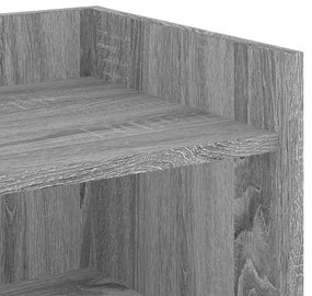 Aparador 73,5x35x75 cm derivados de madeira cinzento sonoma
