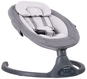 Cadeira baloiço para bebé eléctrico de lado a lado Codie Dark Cinzento Claro