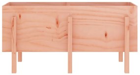 Canteiro elevado de jardim 121x50x57 cm madeira douglas maciça