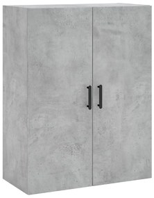 Armário alto 69,5x34x180 cm derivados de madeira cinza cimento
