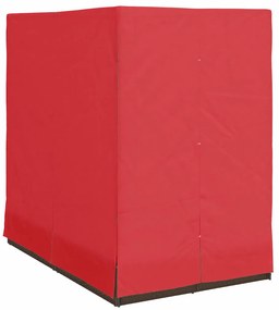 Cama Loungue Dupla Castanho Largo Rattan e Poliéster