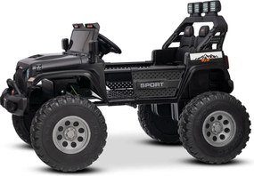 Jipe elétrico para crianças OFFRIDE 4x4 2 Lugares 24V bateria de litio, Rodas Grandes EVA com suspensão nas rodas traseiras, controlo remoto, luzes LE