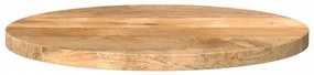 Tampo de mesa redondo Ø40x2,5cm madeira de mangueira maciça