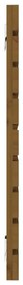 Cabeceira de parede 156x3x63 cm pinho maciço castanho-mel