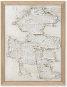 Tela emoldurada pintada à mão White Rock