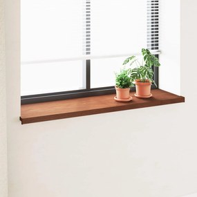vidaXL Soleira de Janela Madeira Marrom 140 x 40 x 4,5 cm PVC