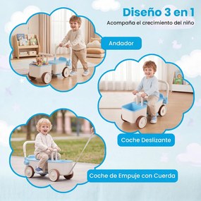 Infantil 3 em 1, 67,5 x 28 x 35 cm, Pega Dobrável, Azul