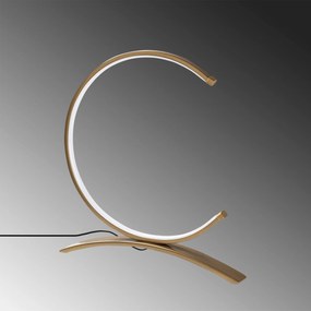 Candeeiro de Mesa Moon – Dourado – 35x34x4 cm