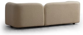 Sofá de 3 Lugares Victoria – Creme – 228x74x90 cm